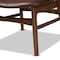 Baxton Studio Marcos Mid-Century Modern Dark Brown Faux Leather Wood Living Room Accent Chair 190-11712-ZORO - alternate 4